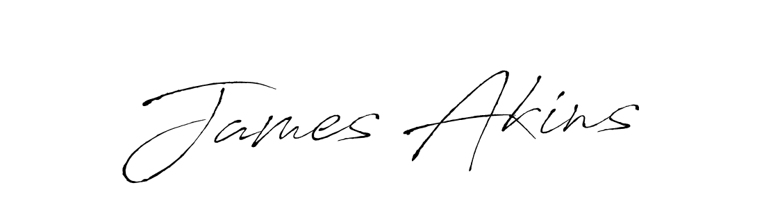 How to make James Akins name signature. Use Antro_Vectra style for creating short signs online. This is the latest handwritten sign. James Akins signature style 6 images and pictures png