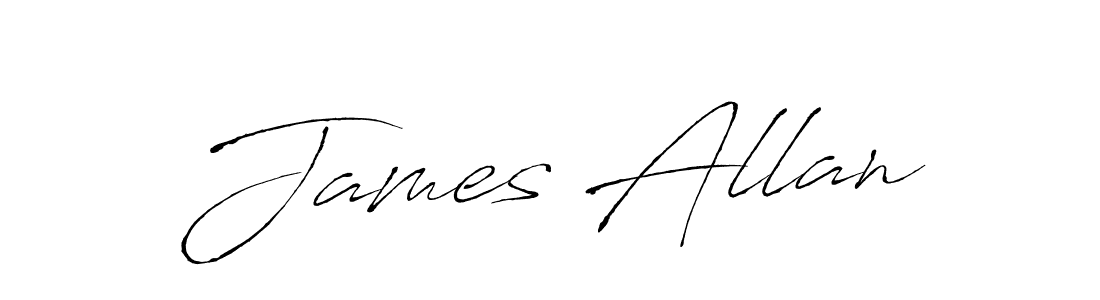 How to make James Allan signature? Antro_Vectra is a professional autograph style. Create handwritten signature for James Allan name. James Allan signature style 6 images and pictures png