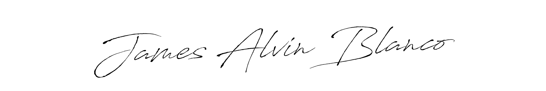 You should practise on your own different ways (Antro_Vectra) to write your name (James Alvin Blanco) in signature. don't let someone else do it for you. James Alvin Blanco signature style 6 images and pictures png