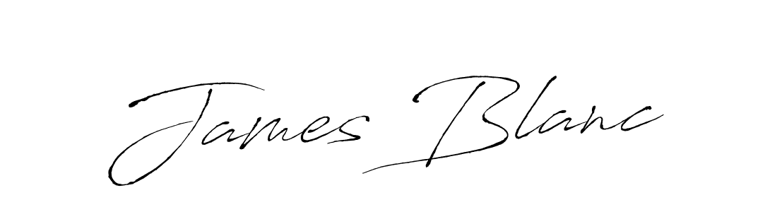 Make a beautiful signature design for name James Blanc. With this signature (Antro_Vectra) style, you can create a handwritten signature for free. James Blanc signature style 6 images and pictures png