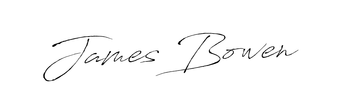 Also we have James Bowen name is the best signature style. Create professional handwritten signature collection using Antro_Vectra autograph style. James Bowen signature style 6 images and pictures png