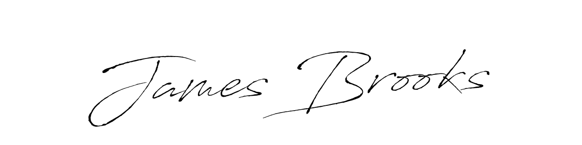 Make a beautiful signature design for name James Brooks. With this signature (Antro_Vectra) style, you can create a handwritten signature for free. James Brooks signature style 6 images and pictures png