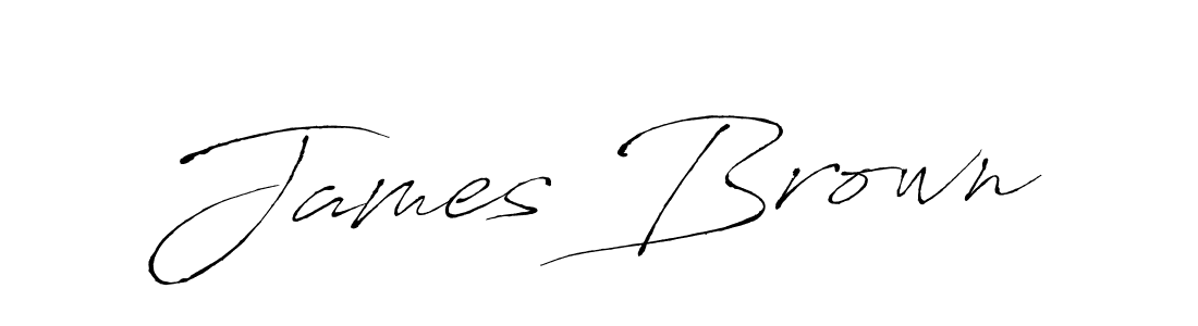 Make a beautiful signature design for name James Brown. With this signature (Antro_Vectra) style, you can create a handwritten signature for free. James Brown signature style 6 images and pictures png