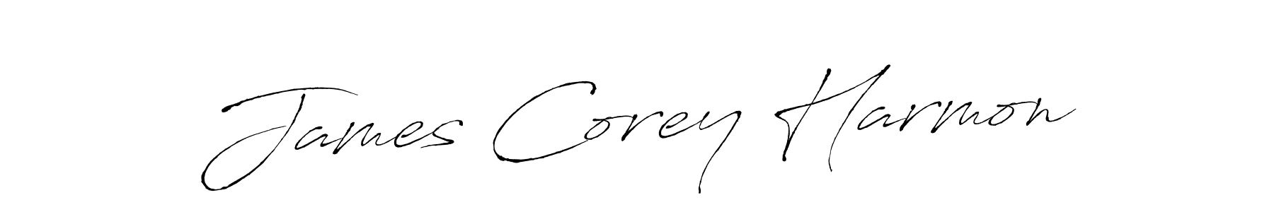 How to make James Corey Harmon signature? Antro_Vectra is a professional autograph style. Create handwritten signature for James Corey Harmon name. James Corey Harmon signature style 6 images and pictures png
