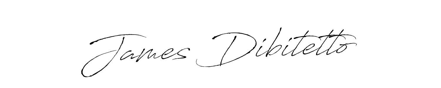 Create a beautiful signature design for name James Dibitetto. With this signature (Antro_Vectra) fonts, you can make a handwritten signature for free. James Dibitetto signature style 6 images and pictures png