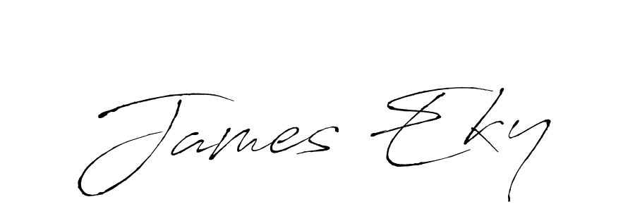 How to Draw James Eky signature style? Antro_Vectra is a latest design signature styles for name James Eky. James Eky signature style 6 images and pictures png