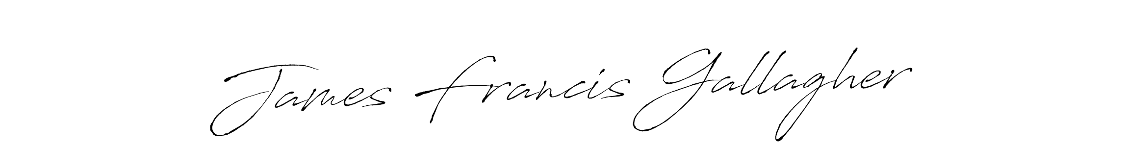 Antro_Vectra is a professional signature style that is perfect for those who want to add a touch of class to their signature. It is also a great choice for those who want to make their signature more unique. Get James Francis Gallagher name to fancy signature for free. James Francis Gallagher signature style 6 images and pictures png