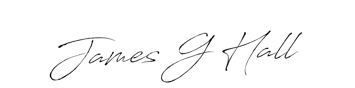 How to make James G Hall name signature. Use Antro_Vectra style for creating short signs online. This is the latest handwritten sign. James G Hall signature style 6 images and pictures png