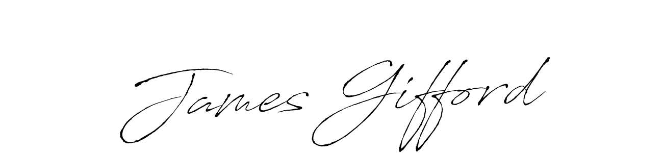 You should practise on your own different ways (Antro_Vectra) to write your name (James Gifford) in signature. don't let someone else do it for you. James Gifford signature style 6 images and pictures png
