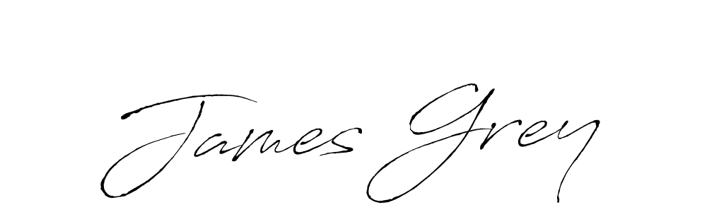 James Grey stylish signature style. Best Handwritten Sign (Antro_Vectra) for my name. Handwritten Signature Collection Ideas for my name James Grey. James Grey signature style 6 images and pictures png