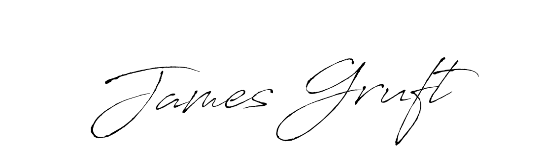 Use a signature maker to create a handwritten signature online. With this signature software, you can design (Antro_Vectra) your own signature for name James Gruft. James Gruft signature style 6 images and pictures png