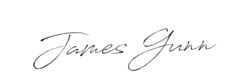 You should practise on your own different ways (Antro_Vectra) to write your name (James Gunn) in signature. don't let someone else do it for you. James Gunn signature style 6 images and pictures png