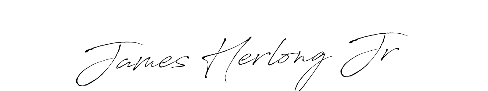 It looks lik you need a new signature style for name James Herlong Jr. Design unique handwritten (Antro_Vectra) signature with our free signature maker in just a few clicks. James Herlong Jr signature style 6 images and pictures png