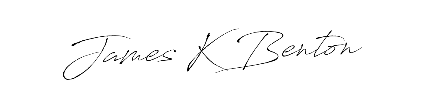 Also we have James K Benton name is the best signature style. Create professional handwritten signature collection using Antro_Vectra autograph style. James K Benton signature style 6 images and pictures png