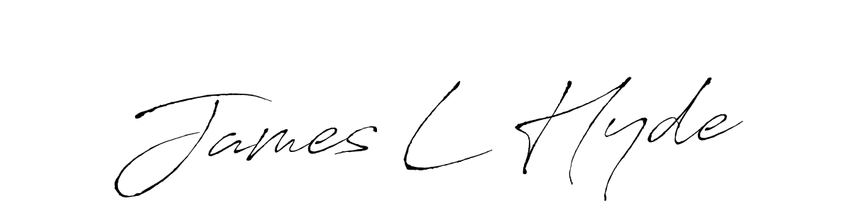 The best way (Antro_Vectra) to make a short signature is to pick only two or three words in your name. The name James L Hyde include a total of six letters. For converting this name. James L Hyde signature style 6 images and pictures png
