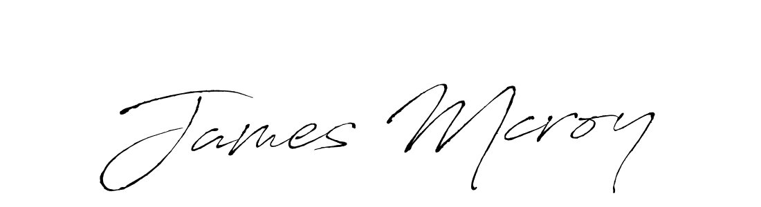 You should practise on your own different ways (Antro_Vectra) to write your name (James Mcroy) in signature. don't let someone else do it for you. James Mcroy signature style 6 images and pictures png