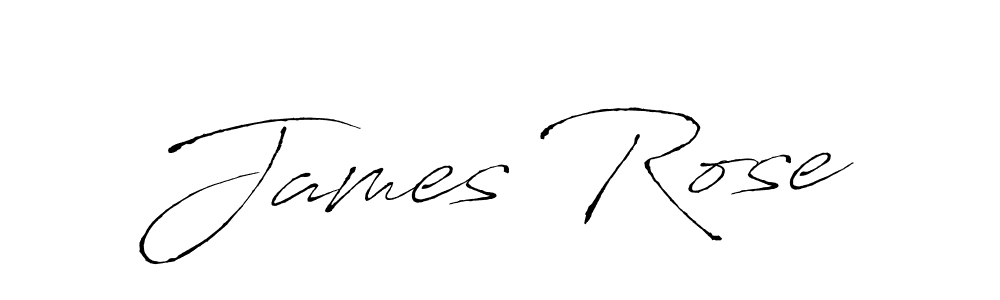 James Rose stylish signature style. Best Handwritten Sign (Antro_Vectra) for my name. Handwritten Signature Collection Ideas for my name James Rose. James Rose signature style 6 images and pictures png