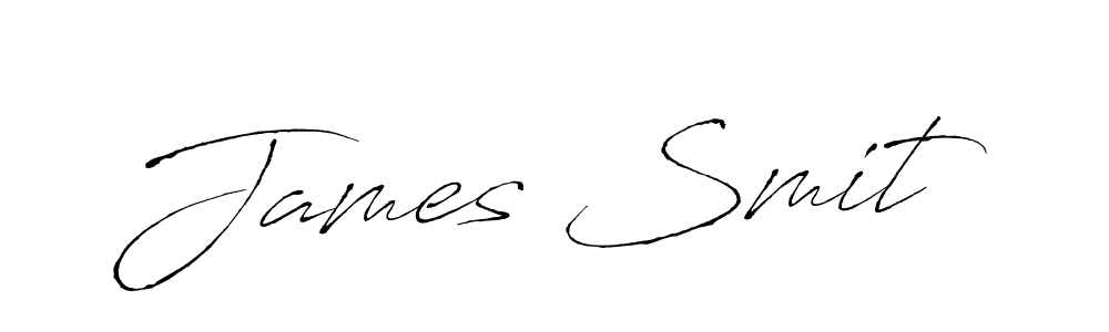 Make a beautiful signature design for name James Smit. With this signature (Antro_Vectra) style, you can create a handwritten signature for free. James Smit signature style 6 images and pictures png