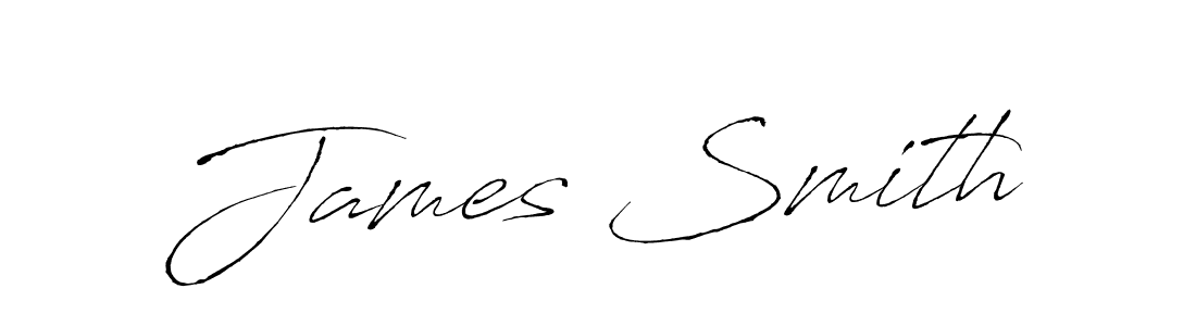 Design your own signature with our free online signature maker. With this signature software, you can create a handwritten (Antro_Vectra) signature for name James Smith. James Smith signature style 6 images and pictures png