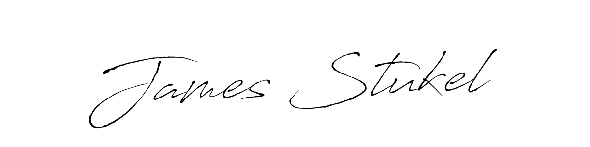 How to make James Stukel signature? Antro_Vectra is a professional autograph style. Create handwritten signature for James Stukel name. James Stukel signature style 6 images and pictures png