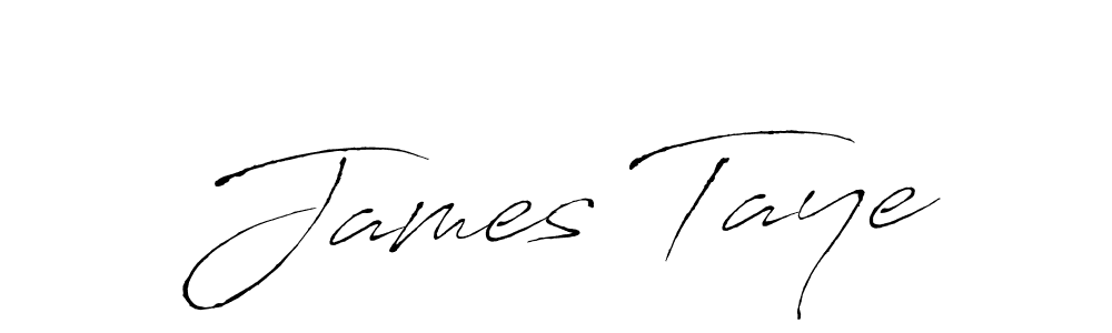 James Taye stylish signature style. Best Handwritten Sign (Antro_Vectra) for my name. Handwritten Signature Collection Ideas for my name James Taye. James Taye signature style 6 images and pictures png