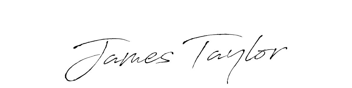 Design your own signature with our free online signature maker. With this signature software, you can create a handwritten (Antro_Vectra) signature for name James Taylor. James Taylor signature style 6 images and pictures png
