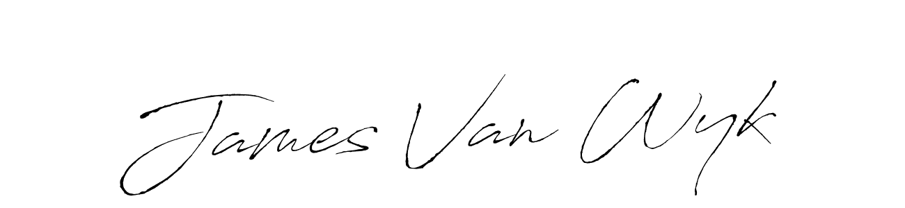 Antro_Vectra is a professional signature style that is perfect for those who want to add a touch of class to their signature. It is also a great choice for those who want to make their signature more unique. Get James Van Wyk name to fancy signature for free. James Van Wyk signature style 6 images and pictures png