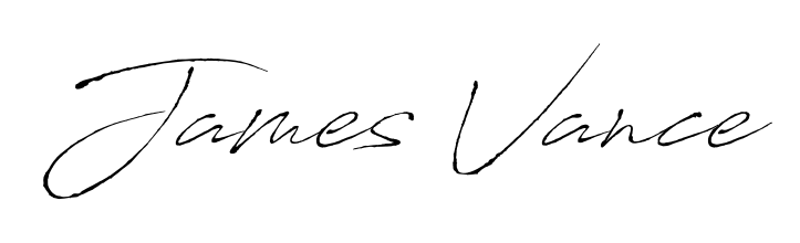 You should practise on your own different ways (Antro_Vectra) to write your name (James Vance) in signature. Don't let someone else do it for you. James Vance signature style 6 images and pictures png