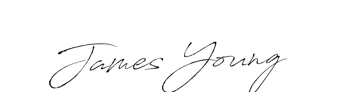 Create a beautiful signature design for name James Young. With this signature (Antro_Vectra) fonts, you can make a handwritten signature for free. James Young signature style 6 images and pictures png