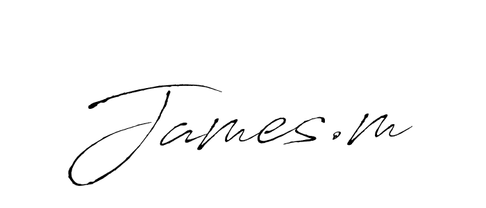 It looks lik you need a new signature style for name James.m. Design unique handwritten (Antro_Vectra) signature with our free signature maker in just a few clicks. James.m signature style 6 images and pictures png