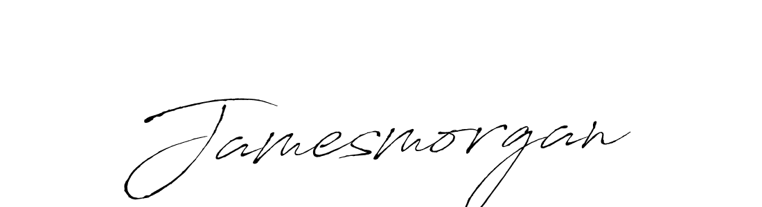 How to make Jamesmorgan name signature. Use Antro_Vectra style for creating short signs online. This is the latest handwritten sign. Jamesmorgan signature style 6 images and pictures png