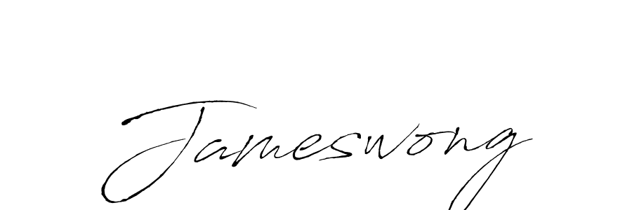 Jameswong stylish signature style. Best Handwritten Sign (Antro_Vectra) for my name. Handwritten Signature Collection Ideas for my name Jameswong. Jameswong signature style 6 images and pictures png