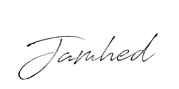 Create a beautiful signature design for name Jamhed. With this signature (Antro_Vectra) fonts, you can make a handwritten signature for free. Jamhed signature style 6 images and pictures png