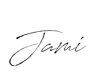 Jami stylish signature style. Best Handwritten Sign (Antro_Vectra) for my name. Handwritten Signature Collection Ideas for my name Jami. Jami signature style 6 images and pictures png