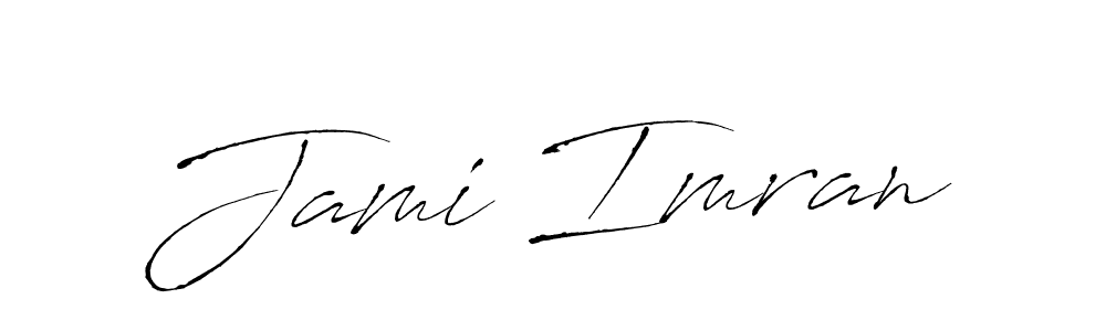 The best way (Antro_Vectra) to make a short signature is to pick only two or three words in your name. The name Jami Imran include a total of six letters. For converting this name. Jami Imran signature style 6 images and pictures png