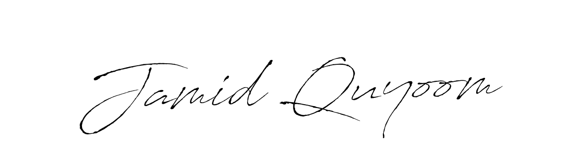 Similarly Antro_Vectra is the best handwritten signature design. Signature creator online .You can use it as an online autograph creator for name Jamid Quyoom. Jamid Quyoom signature style 6 images and pictures png