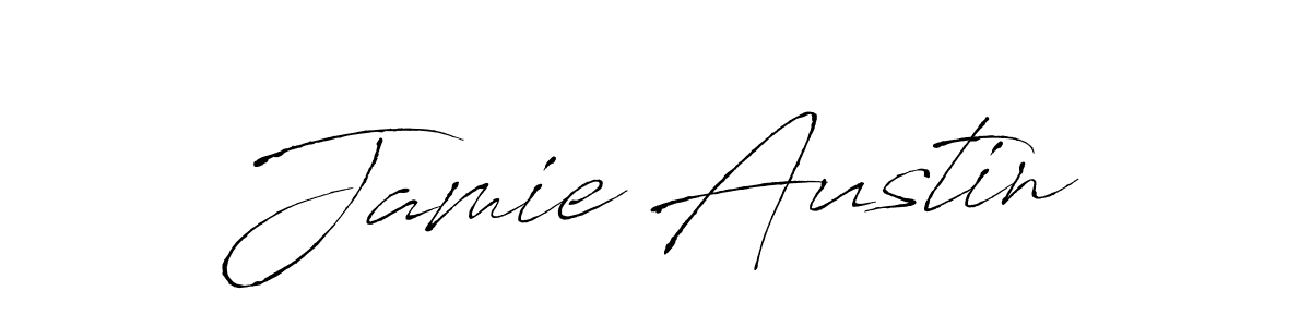 Make a beautiful signature design for name Jamie Austin. With this signature (Antro_Vectra) style, you can create a handwritten signature for free. Jamie Austin signature style 6 images and pictures png