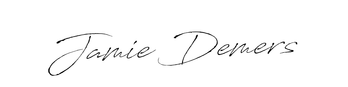 Make a beautiful signature design for name Jamie Demers. With this signature (Antro_Vectra) style, you can create a handwritten signature for free. Jamie Demers signature style 6 images and pictures png