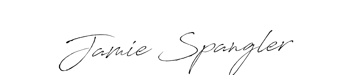 How to make Jamie Spangler name signature. Use Antro_Vectra style for creating short signs online. This is the latest handwritten sign. Jamie Spangler signature style 6 images and pictures png
