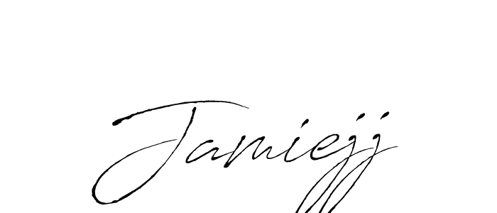 The best way (Antro_Vectra) to make a short signature is to pick only two or three words in your name. The name Jamiejj include a total of six letters. For converting this name. Jamiejj signature style 6 images and pictures png