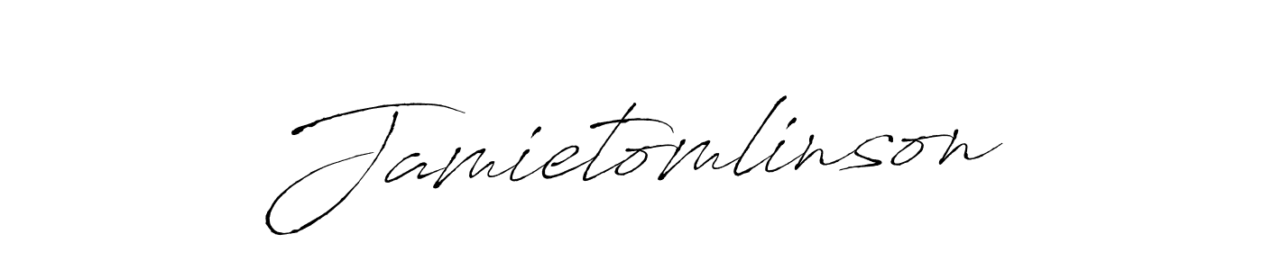 How to Draw Jamietomlinson signature style? Antro_Vectra is a latest design signature styles for name Jamietomlinson. Jamietomlinson signature style 6 images and pictures png