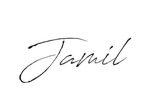 This is the best signature style for the Jamil name. Also you like these signature font (Antro_Vectra). Mix name signature. Jamil signature style 6 images and pictures png