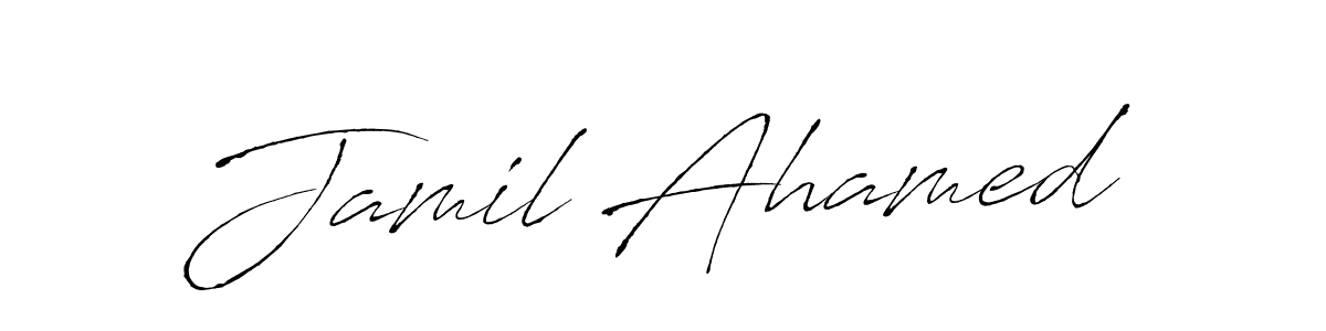 How to Draw Jamil Ahamed signature style? Antro_Vectra is a latest design signature styles for name Jamil Ahamed. Jamil Ahamed signature style 6 images and pictures png