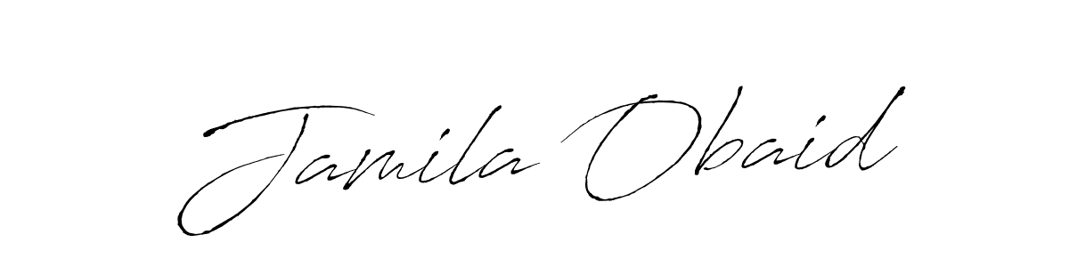 Similarly Antro_Vectra is the best handwritten signature design. Signature creator online .You can use it as an online autograph creator for name Jamila Obaid. Jamila Obaid signature style 6 images and pictures png