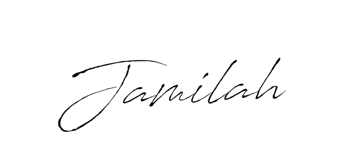 Also we have Jamilah name is the best signature style. Create professional handwritten signature collection using Antro_Vectra autograph style. Jamilah signature style 6 images and pictures png