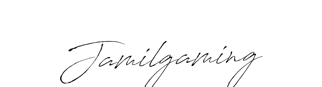 The best way (Antro_Vectra) to make a short signature is to pick only two or three words in your name. The name Jamilgaming include a total of six letters. For converting this name. Jamilgaming signature style 6 images and pictures png