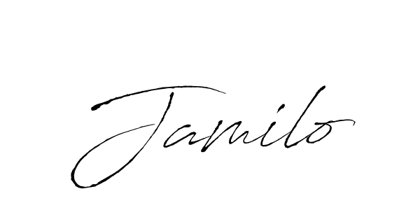 How to make Jamilo name signature. Use Antro_Vectra style for creating short signs online. This is the latest handwritten sign. Jamilo signature style 6 images and pictures png