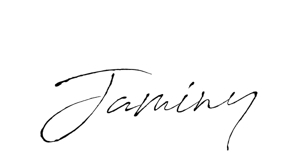 Jaminy stylish signature style. Best Handwritten Sign (Antro_Vectra) for my name. Handwritten Signature Collection Ideas for my name Jaminy. Jaminy signature style 6 images and pictures png