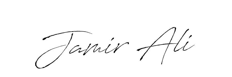 Use a signature maker to create a handwritten signature online. With this signature software, you can design (Antro_Vectra) your own signature for name Jamir Ali. Jamir Ali signature style 6 images and pictures png