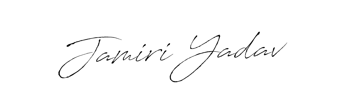 Here are the top 10 professional signature styles for the name Jamiri Yadav. These are the best autograph styles you can use for your name. Jamiri Yadav signature style 6 images and pictures png